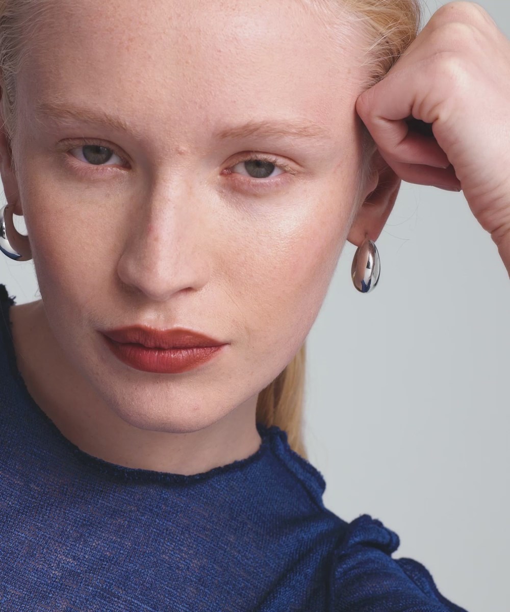 Mejuri Sculptural Hoops - Sterling Silver Canada Store