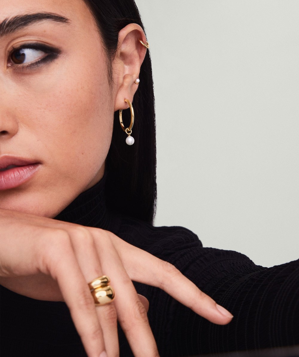 Mejuri Gemstone Mini Studs - 14k Yellow Gold Canada Store