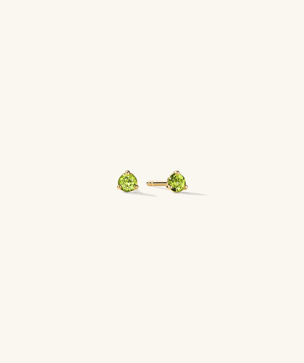 Mejuri Gemstone Mini Studs - 14k Yellow Gold Canada Store