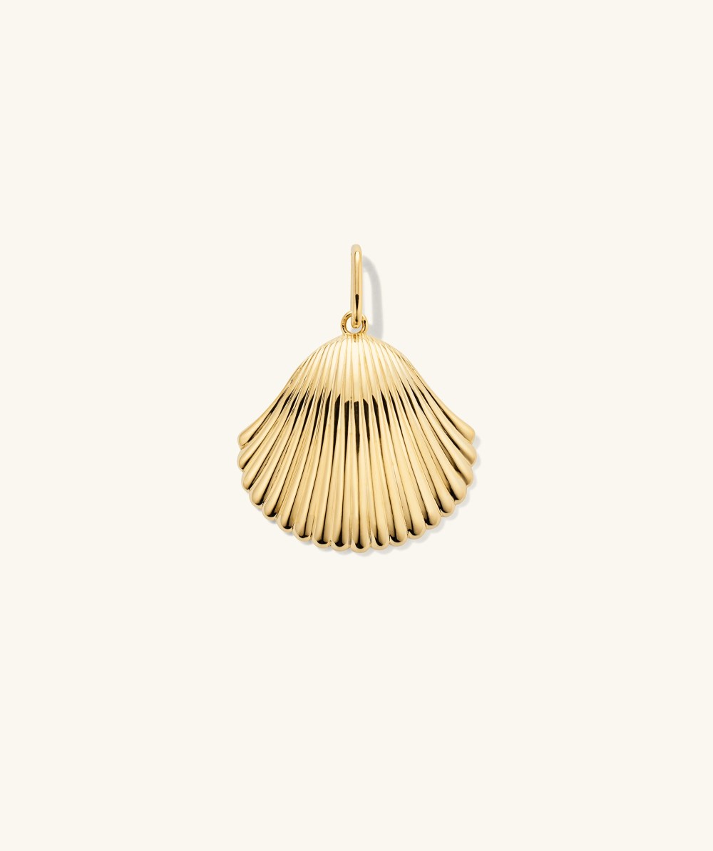 Mejuri Seashell Pendant - Gold Vermeil Canada Store