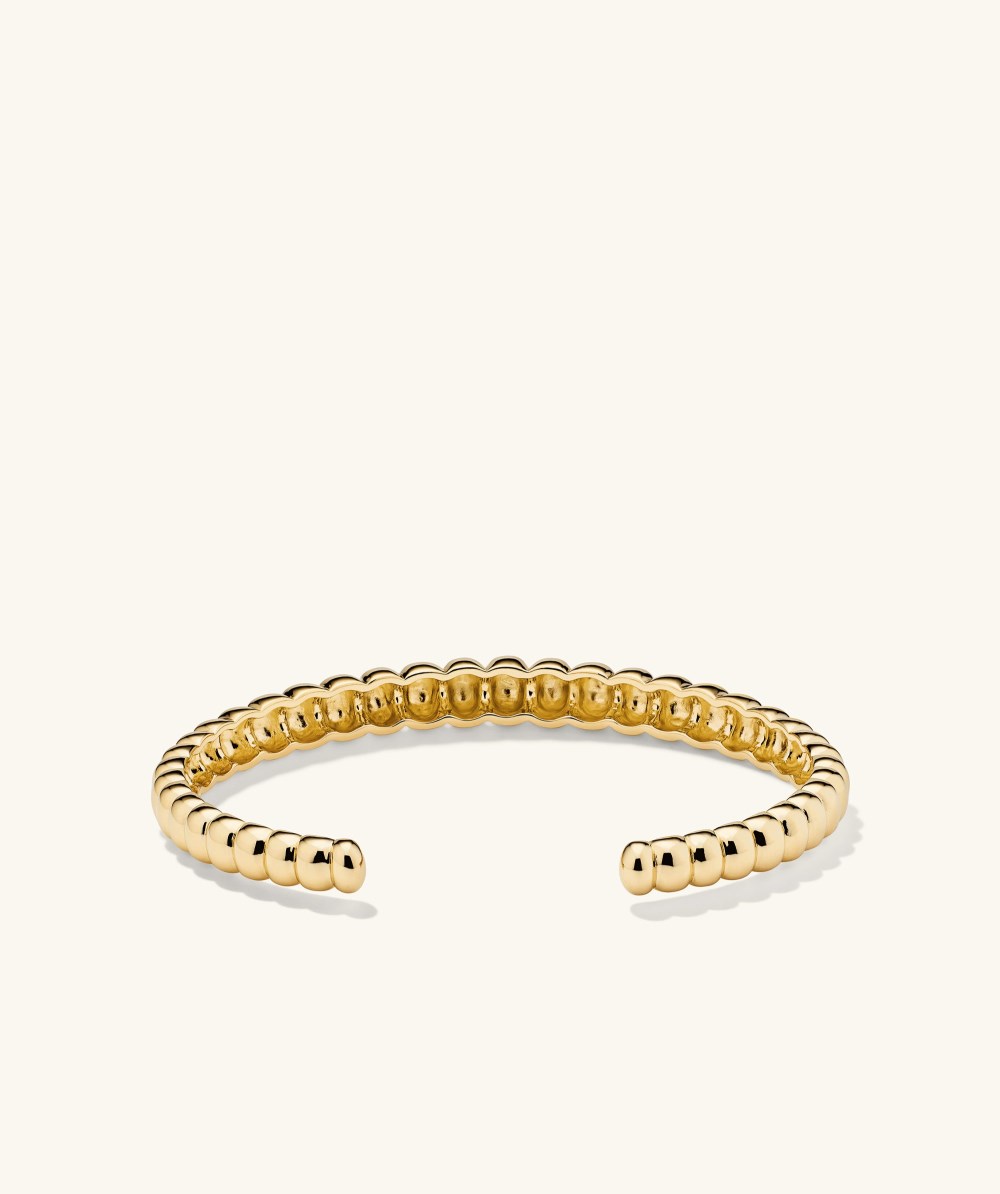 Mejuri Puffy Charlotte Cuff Bracelet - Gold Vermeil Canada Store