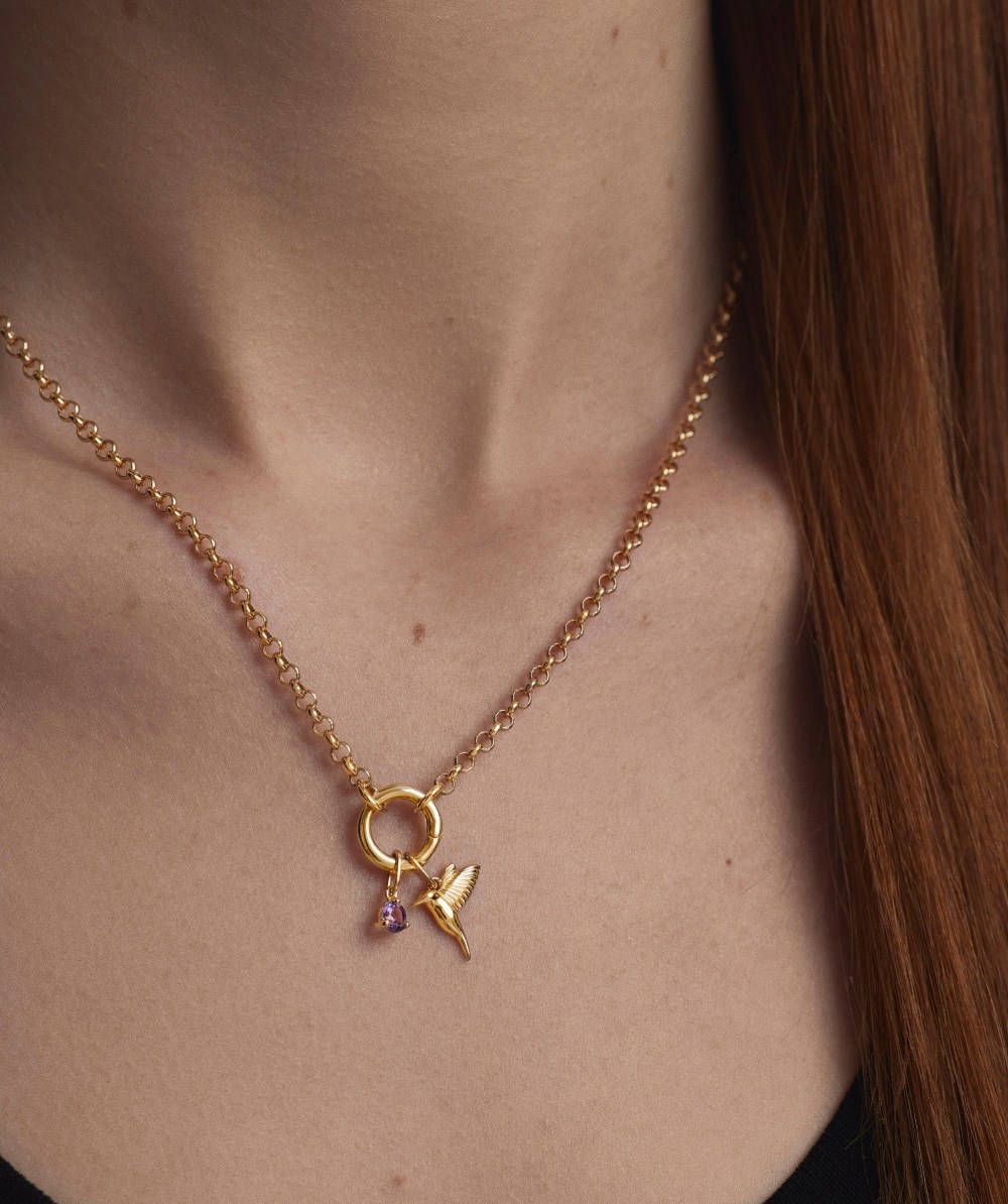 Mejuri Hummingbird Charm - 14k Yellow Gold Canada Store