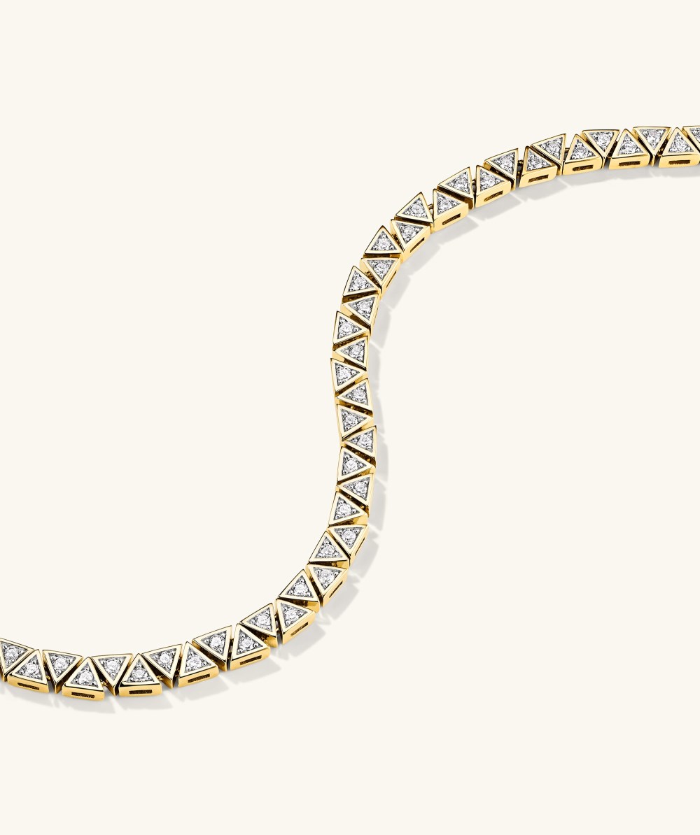 Mejuri Patra Diamond Tennis Bracelet - 14k Yellow Gold Canada Store