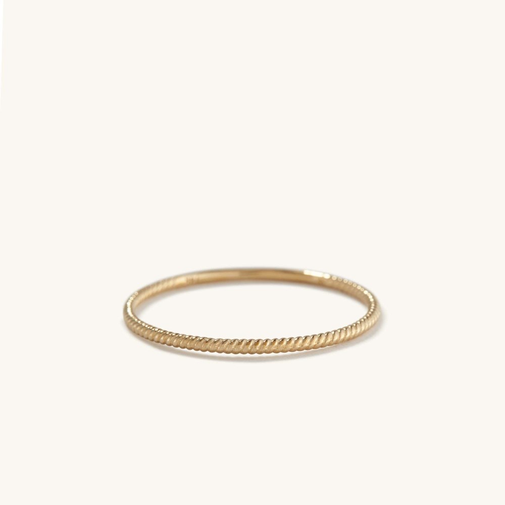 Mejuri Twist Ring - 14k Yellow Gold Canada Store