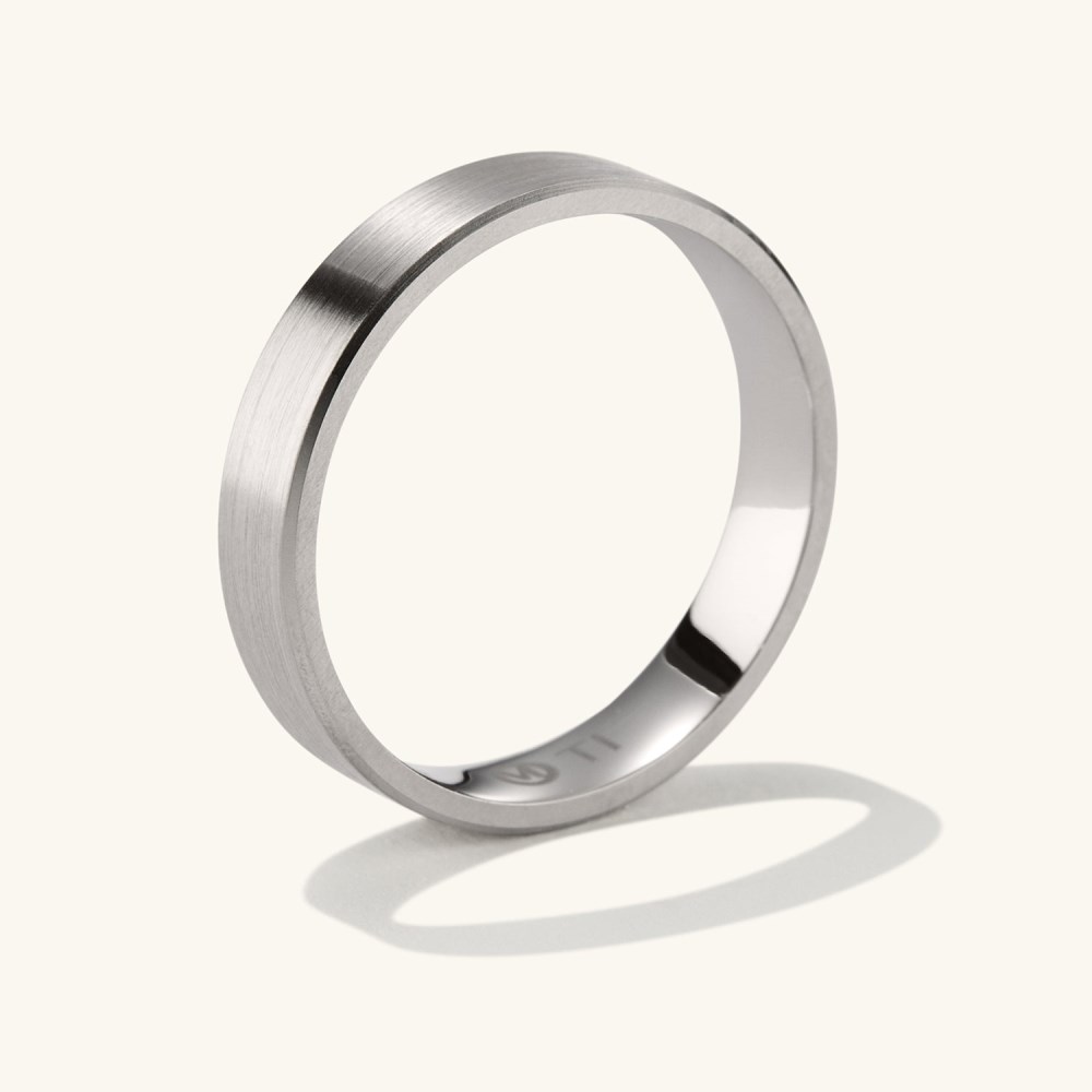 Mejuri 4mm Smooth Band - Titanium Canada Store