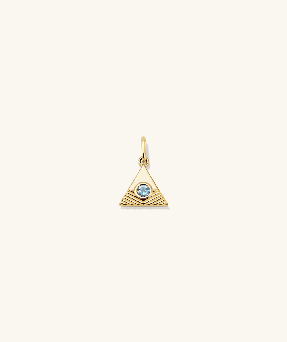 Mejuri Triangle Element Charm - 14k Yellow Gold Canada Store