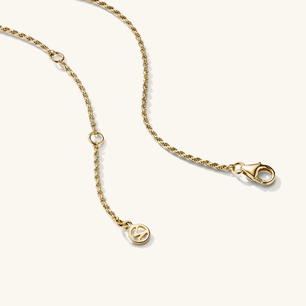 Mejuri Rope Chain Necklace - Gold Vermeil Canada Store