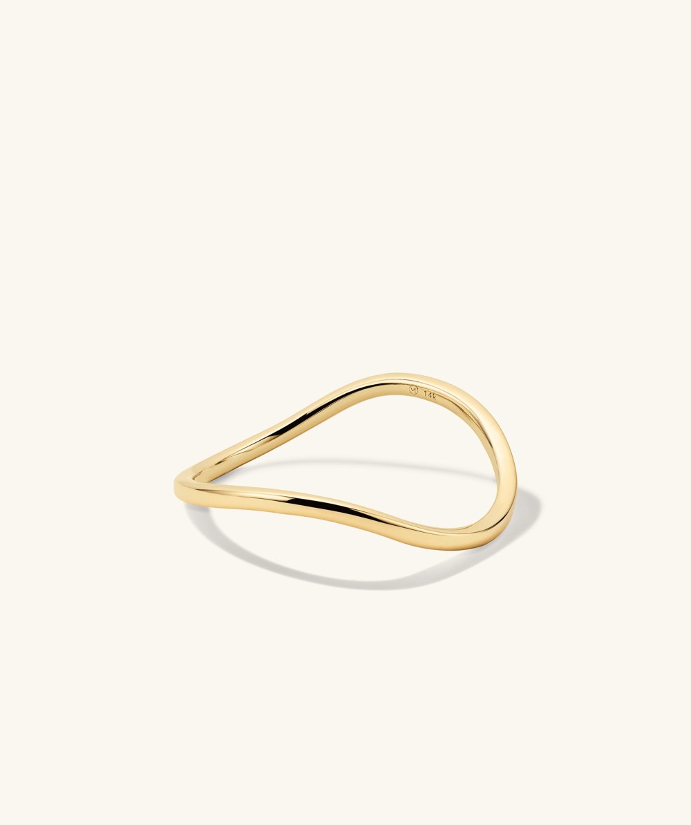 Mejuri D?me Figure Stacker Ring - 14k Yellow Gold Canada Store