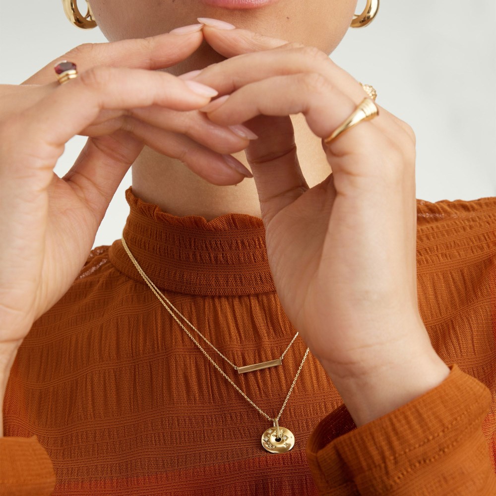 Mejuri Zodiac Pendant Necklace - Gold Vermeil Canada Store