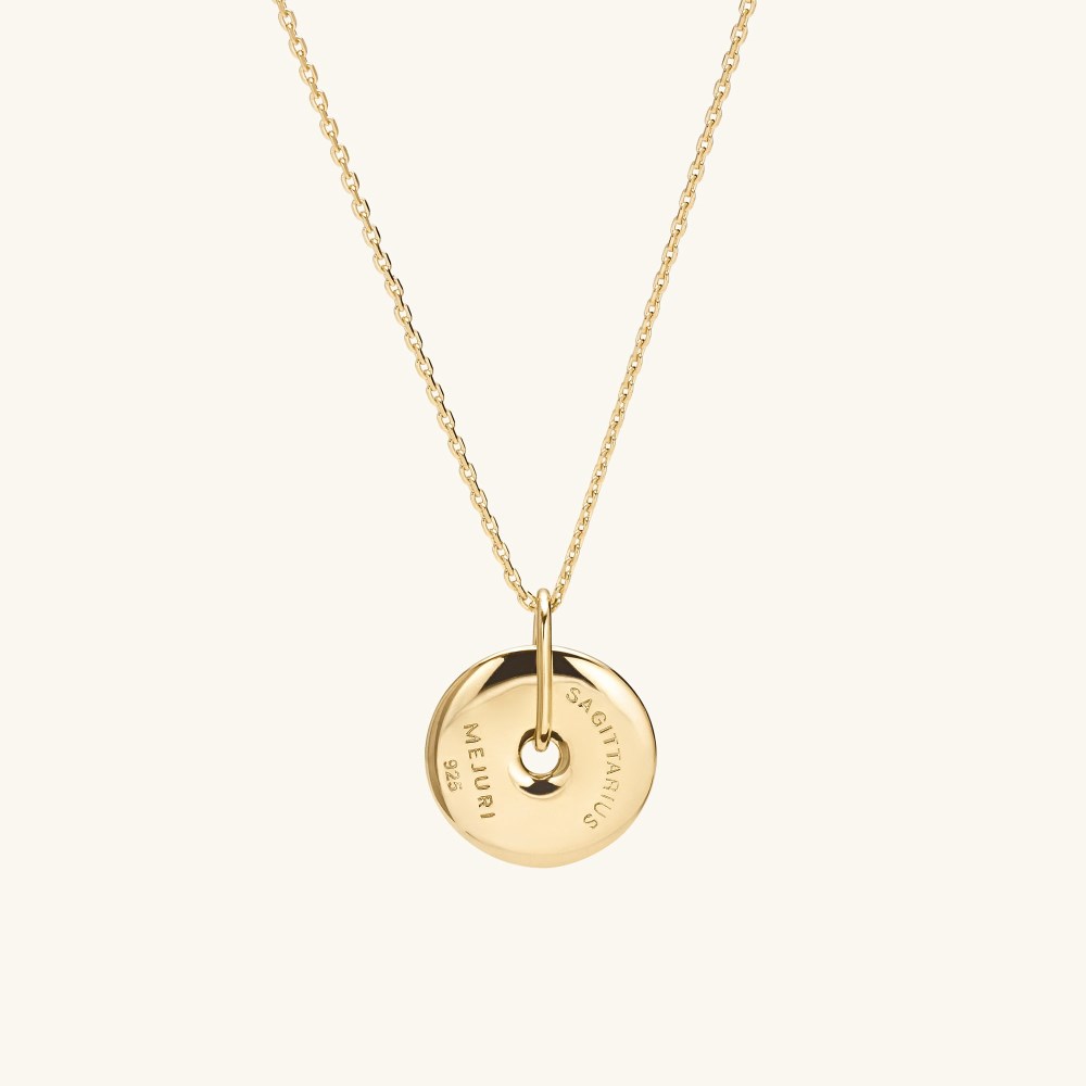 Mejuri Zodiac Pendant Necklace - Gold Vermeil Canada Store