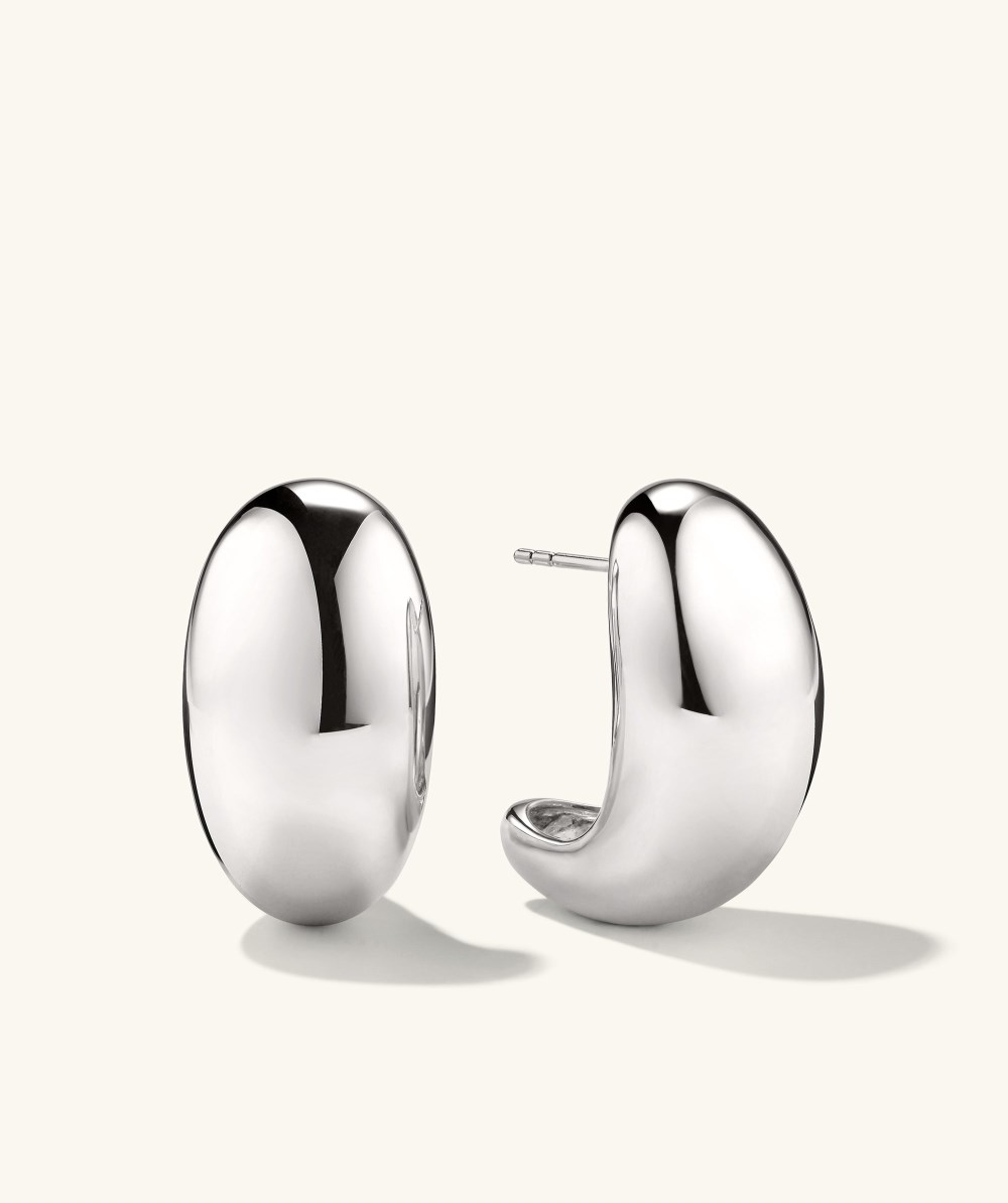 Mejuri Mega D?me Earrings - Sterling Silver Canada Store