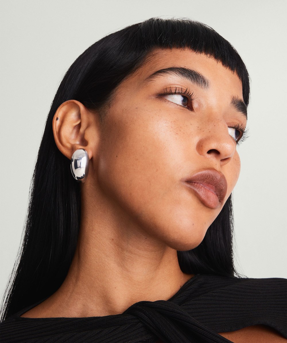 Mejuri Mega D?me Earrings - Sterling Silver Canada Store
