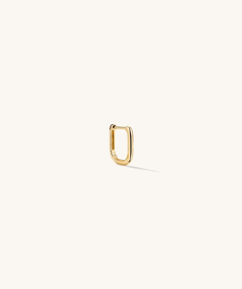 Mejuri Single Huggie U Hoop - 14k Yellow Gold Canada Store