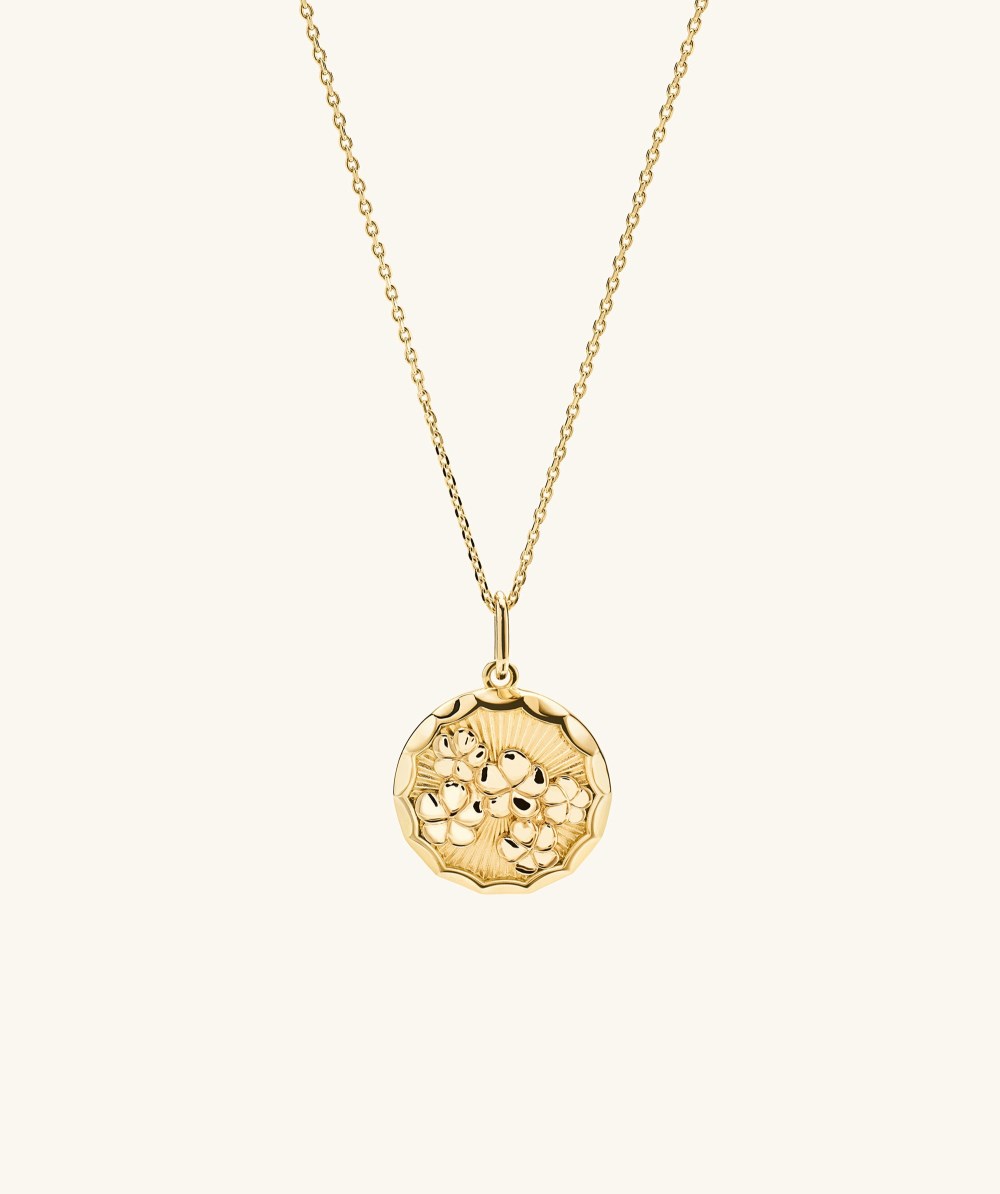 Mejuri Blossom Pendant Necklace - Gold Vermeil Canada Store