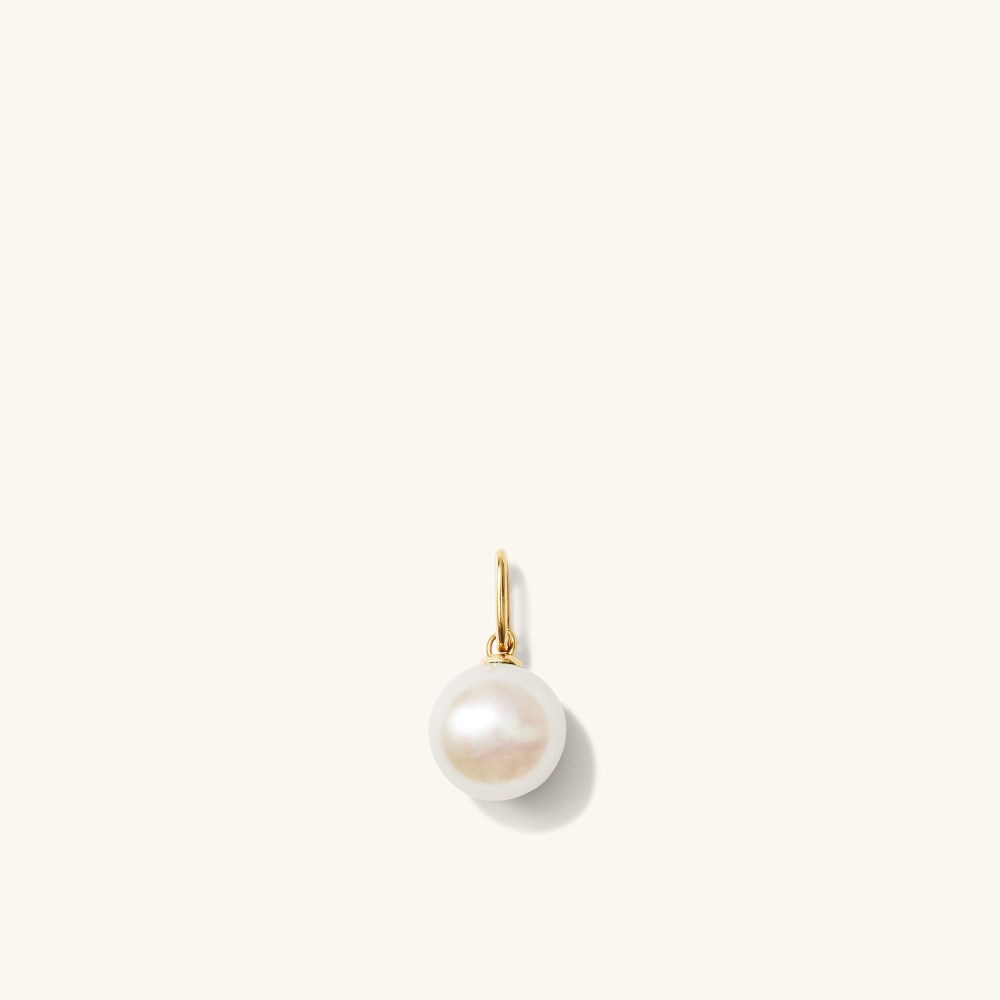 Mejuri Pearl Drop Charm - 14k Yellow Gold Canada Store