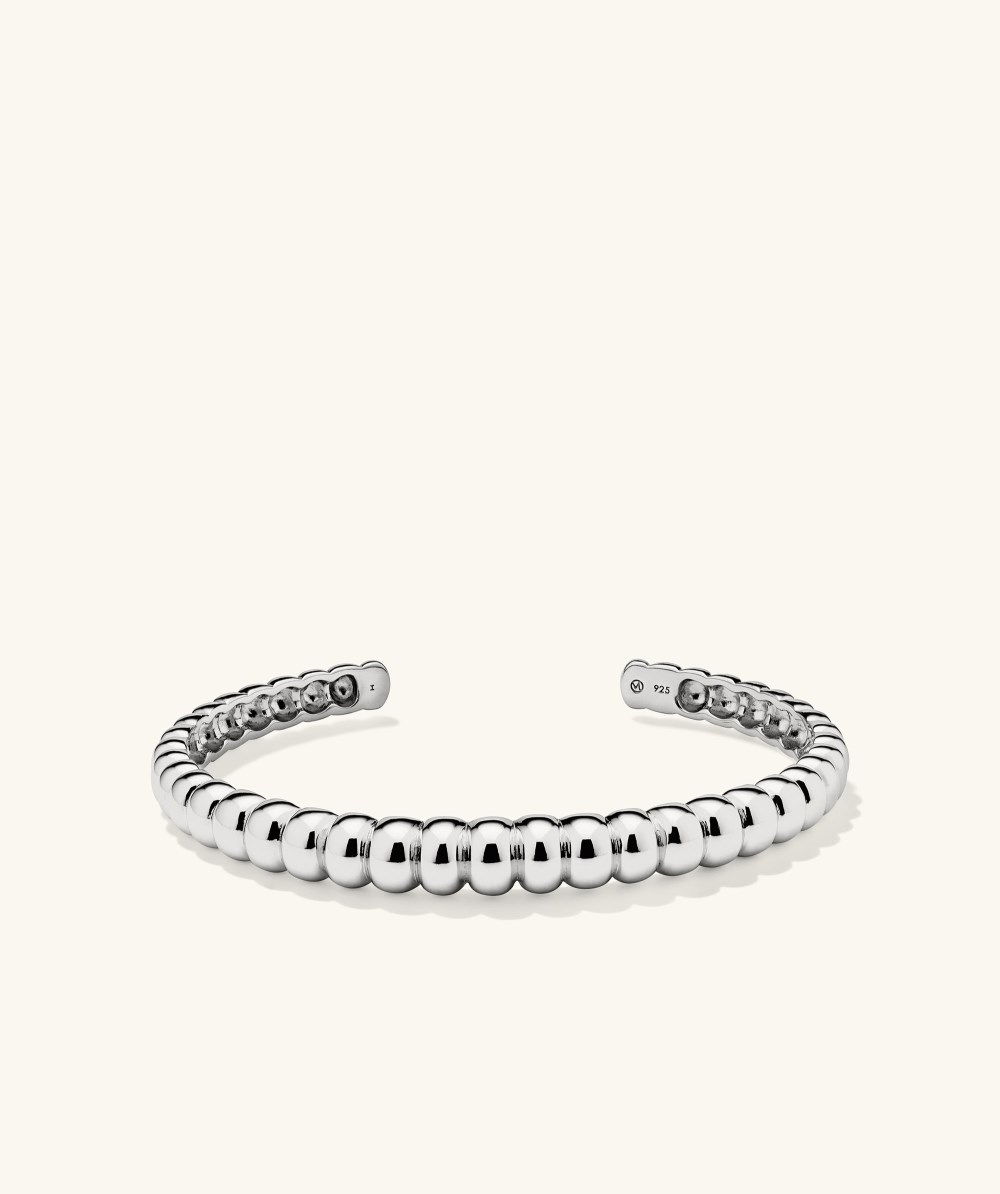 Mejuri Puffy Charlotte Cuff Bracelet - Sterling Silver Canada Store