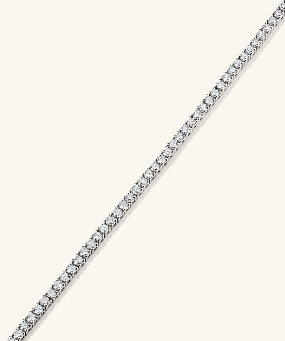 Mejuri Lab Grown Diamond Tennis Necklace 1.8mm - 14k White Gold Canada Store