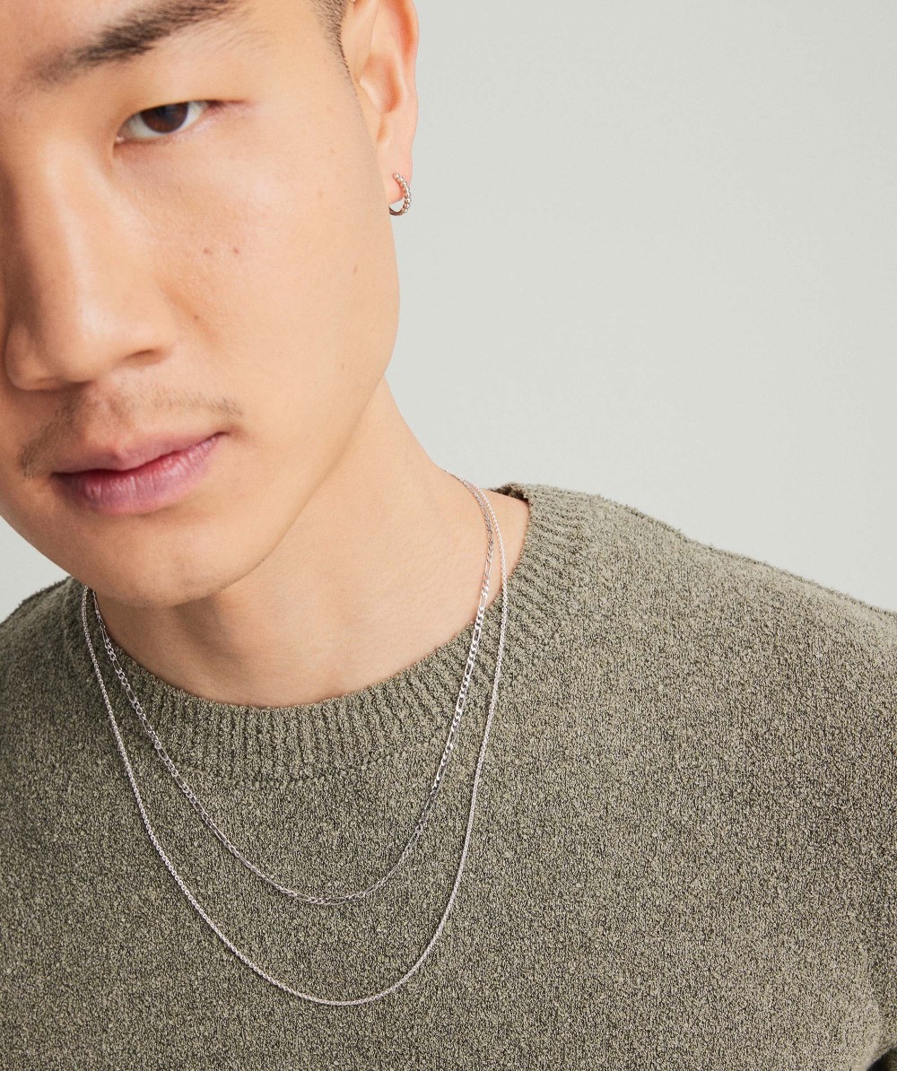 Mejuri Figaro Chain Necklace - Sterling Silver Canada Store