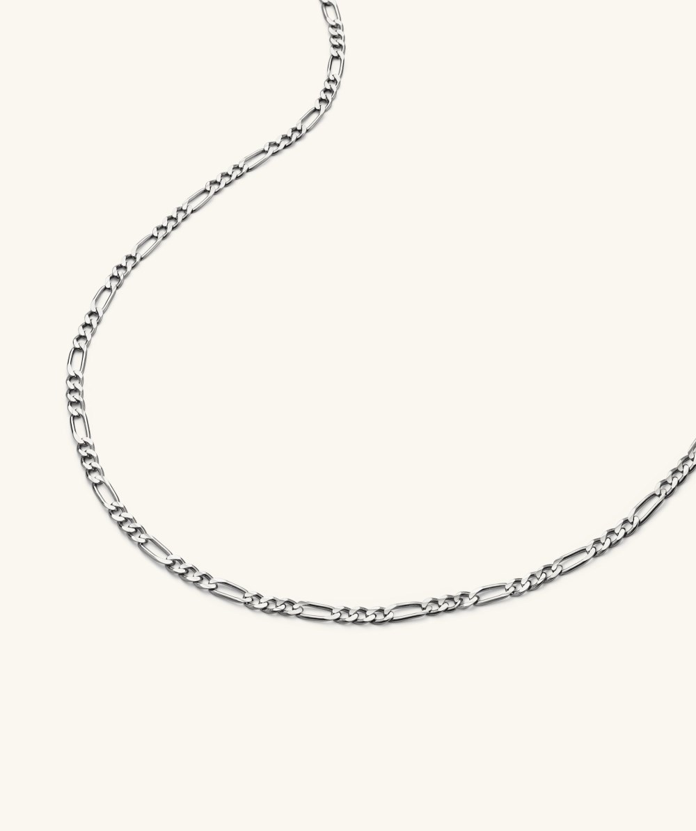 Mejuri Figaro Chain Necklace - Sterling Silver Canada Store