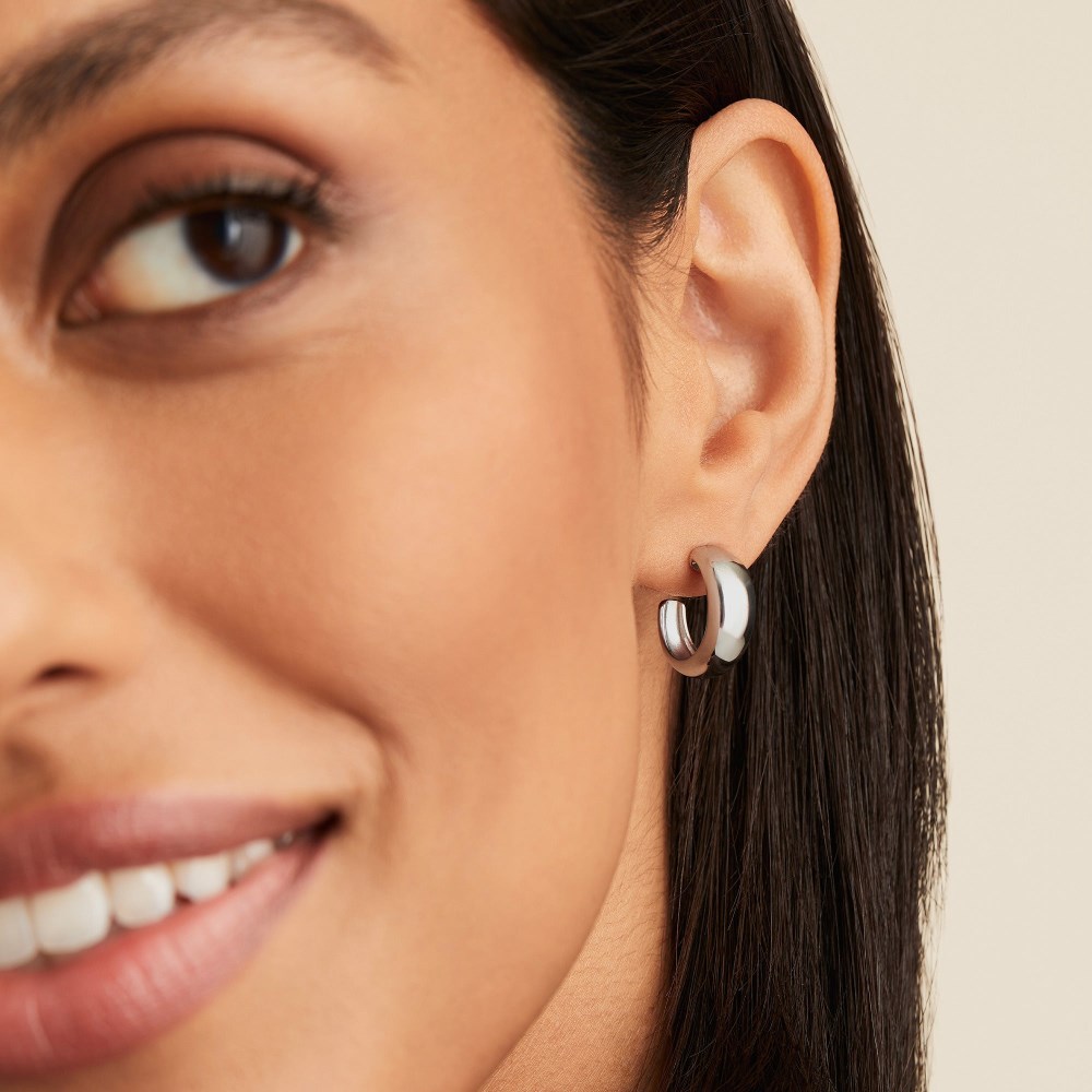 Mejuri D?me Hoops - Sterling Silver Canada Store