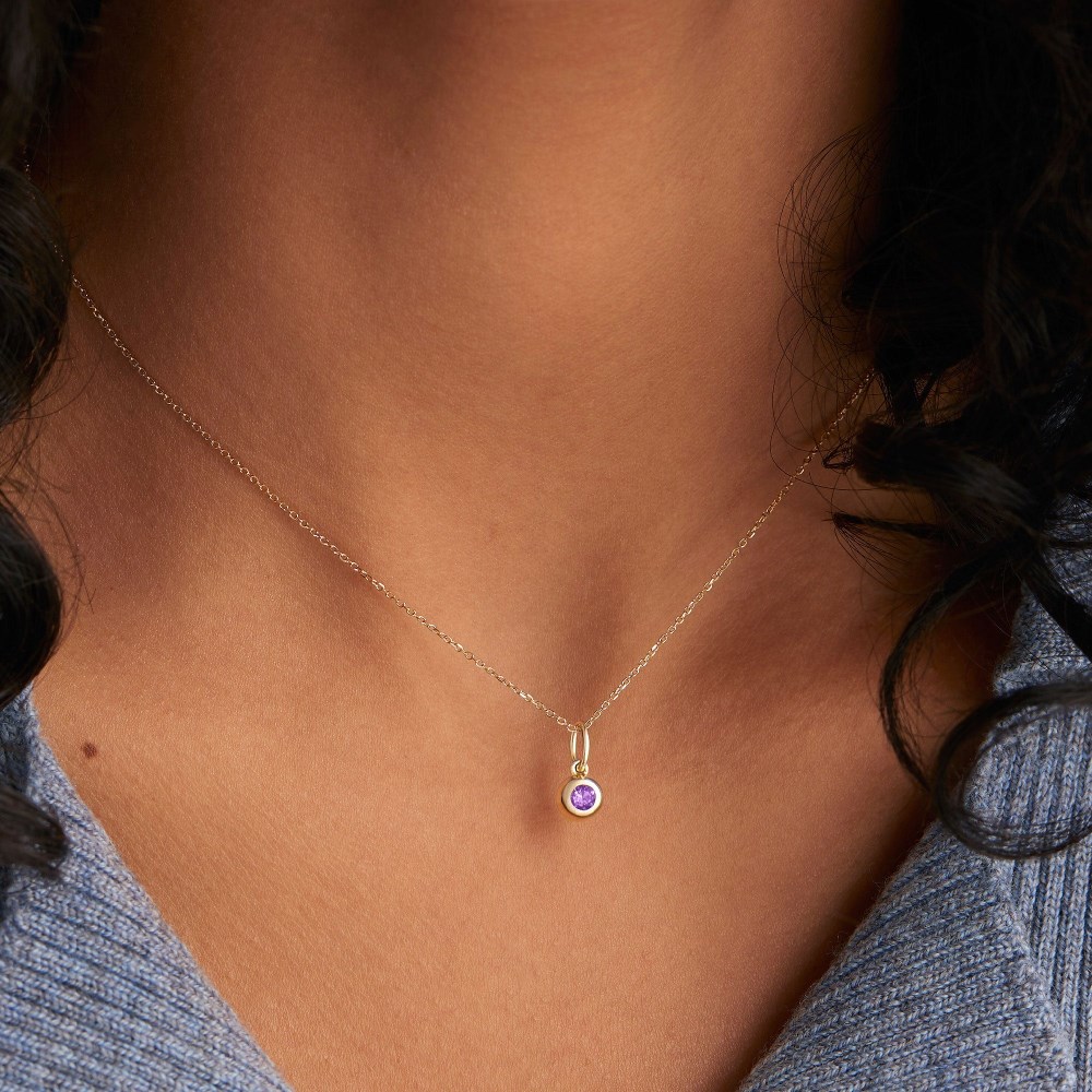 Mejuri Birthstone Sphere Charm - 14k Yellow Gold Canada Store