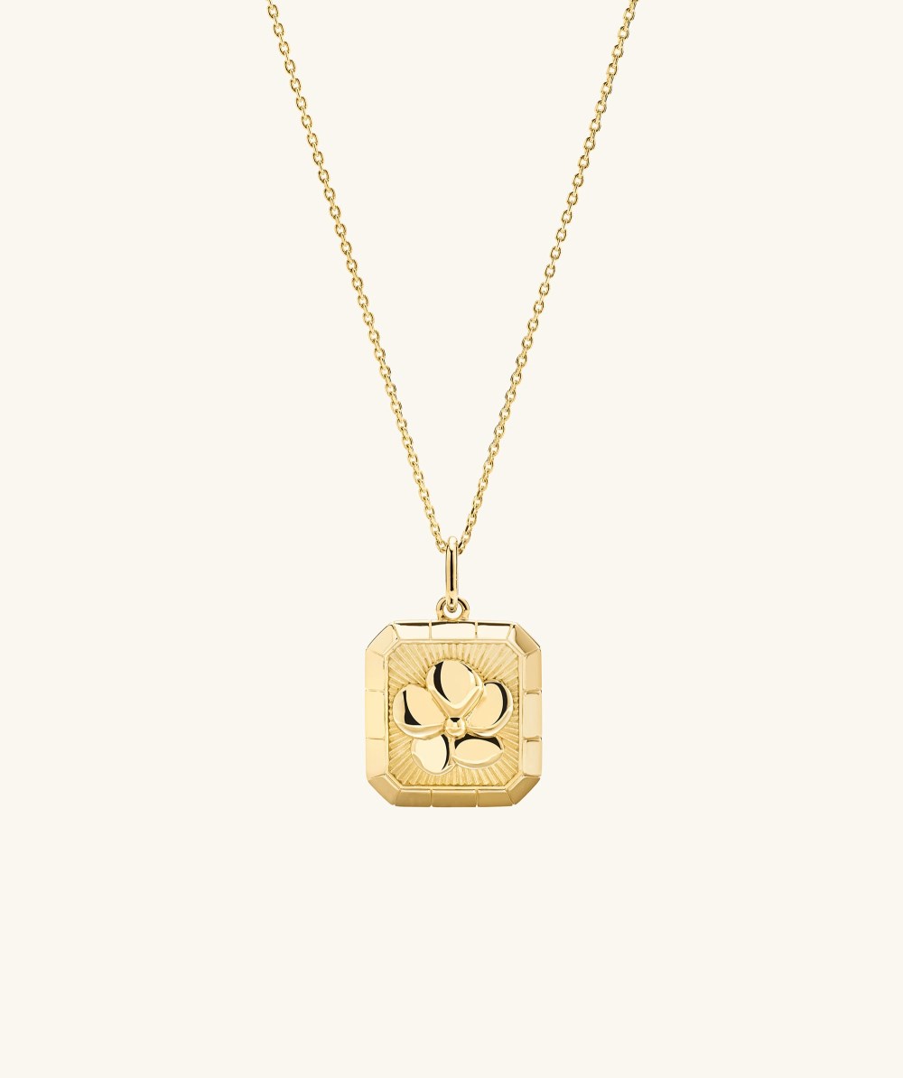 Mejuri Buttercup Pendant Necklace - Gold Vermeil Canada Store