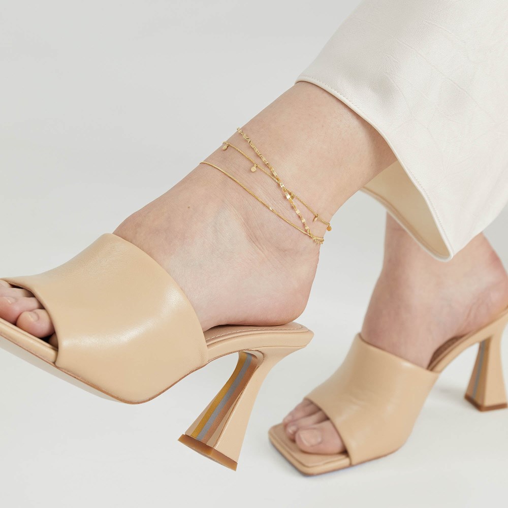 Mejuri Dot Chain Anklet - 14k Yellow Gold Canada Store