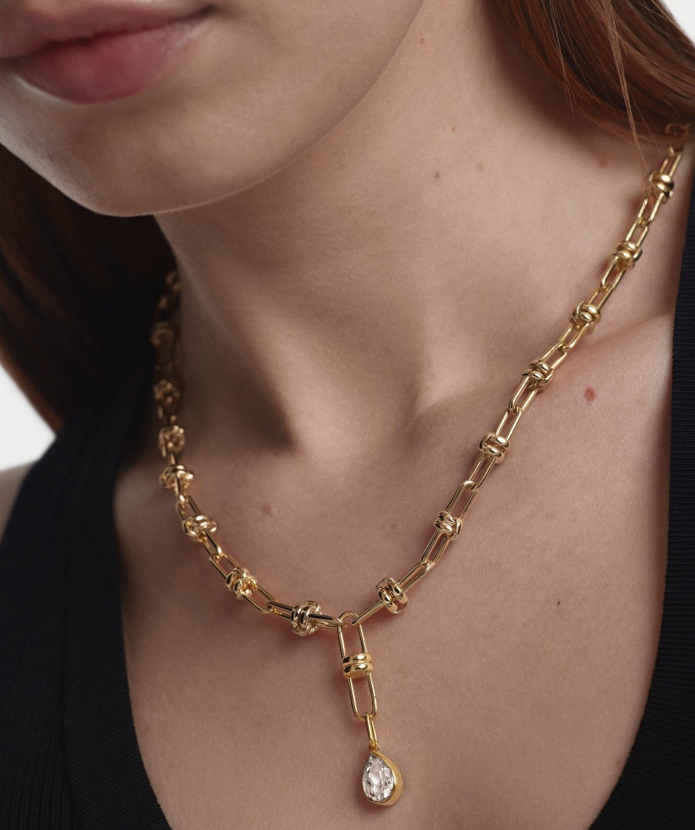 Mejuri Pear Pendant - Gold Vermeil Canada Store