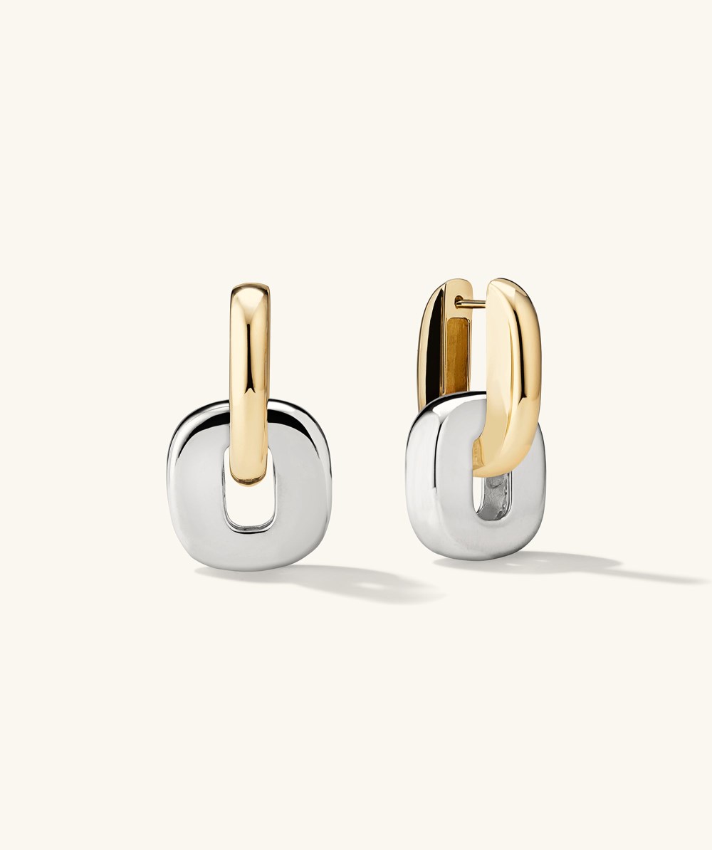 Mejuri Stevie Hoops - Gold Vermeil, Sterling Silver Canada Store