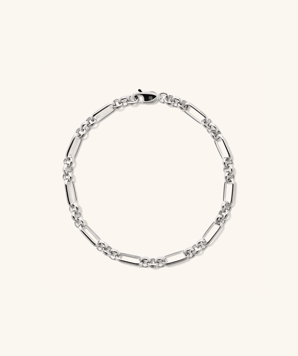 Mejuri Mini Paperclip Bracelet - Sterling Silver Canada Store