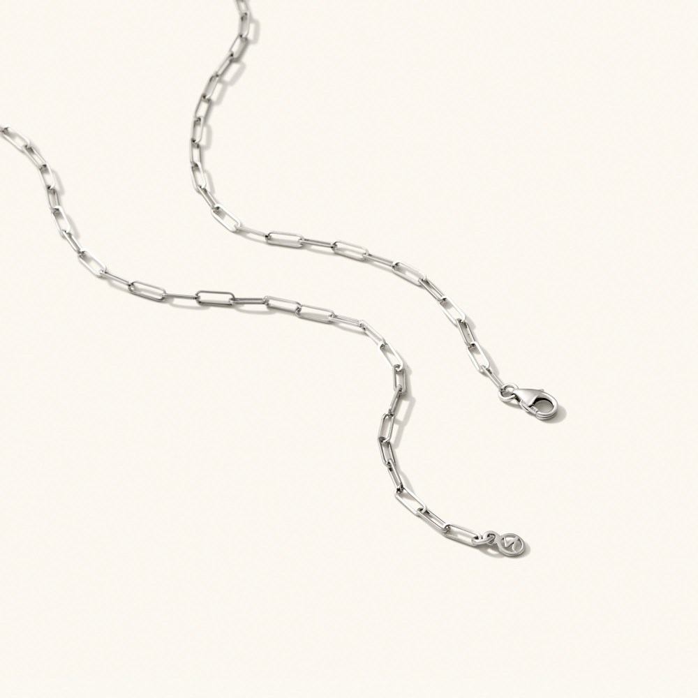 Mejuri Boyfriend Bold Chain Necklace - 14k White Gold Canada Store