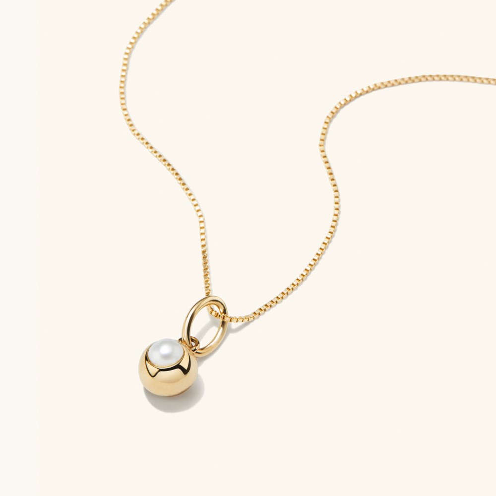 Mejuri Birthstone Sphere Charm - 14k Yellow Gold Canada Store