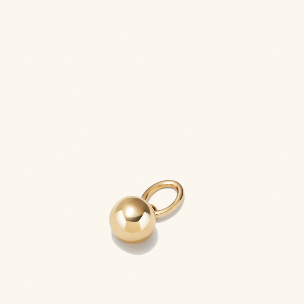 Mejuri Birthstone Sphere Charm - 14k Yellow Gold Canada Store