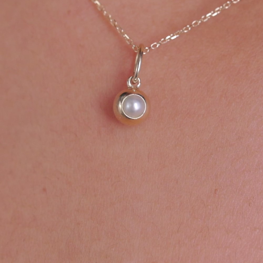 Mejuri Birthstone Sphere Charm - 14k Yellow Gold Canada Store
