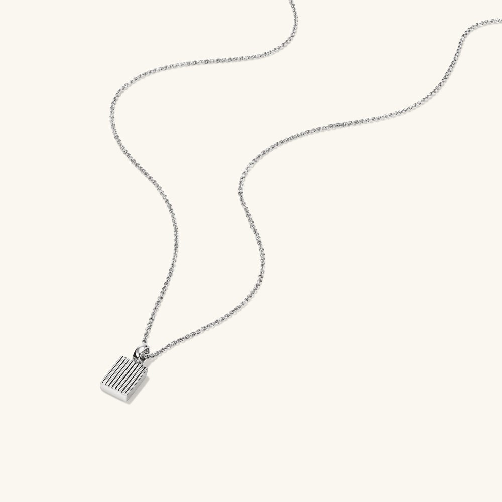 Mejuri Black Onyx Pendant Necklace - Sterling Silver Canada Store