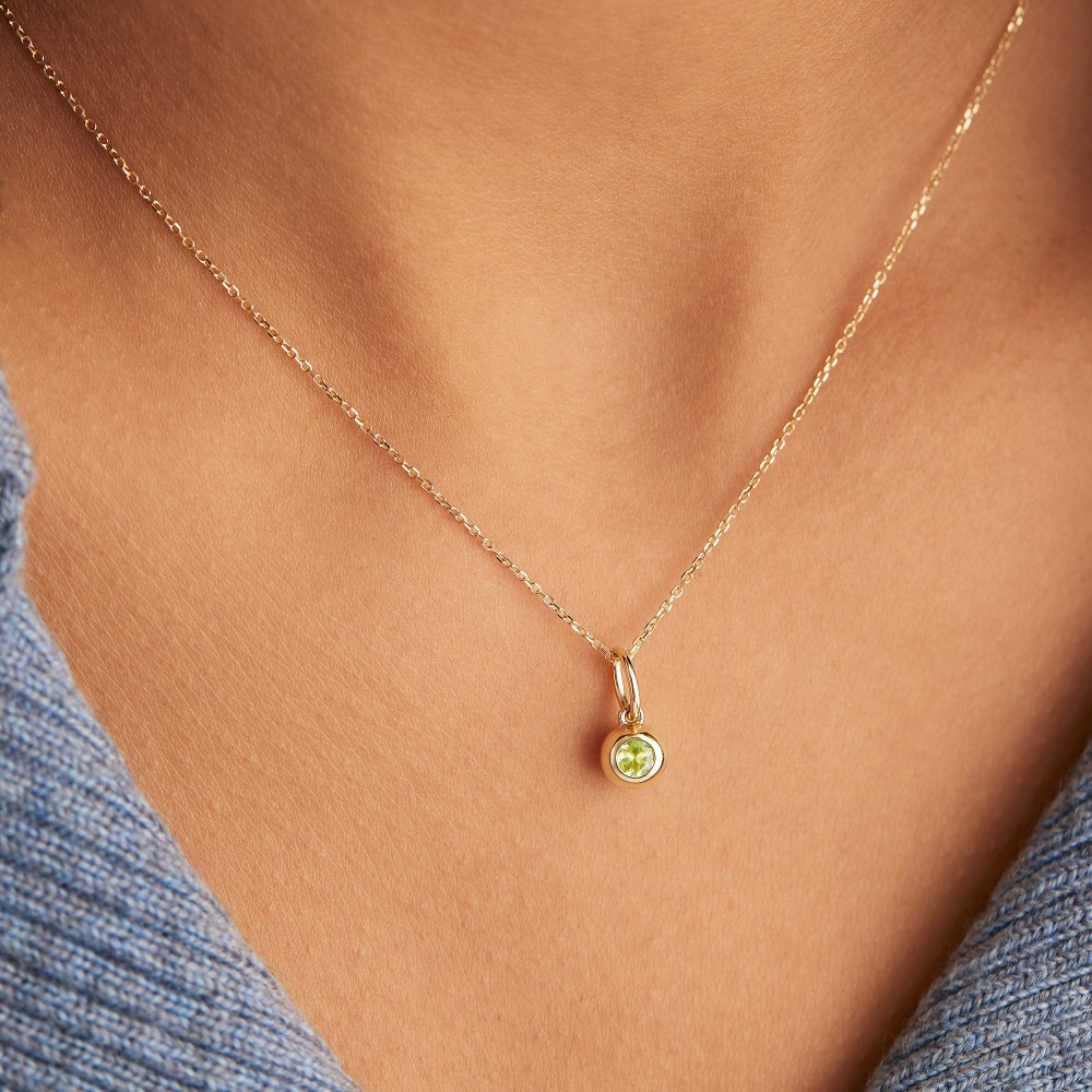Mejuri Birthstone Sphere Charm - 14k Yellow Gold Canada Store
