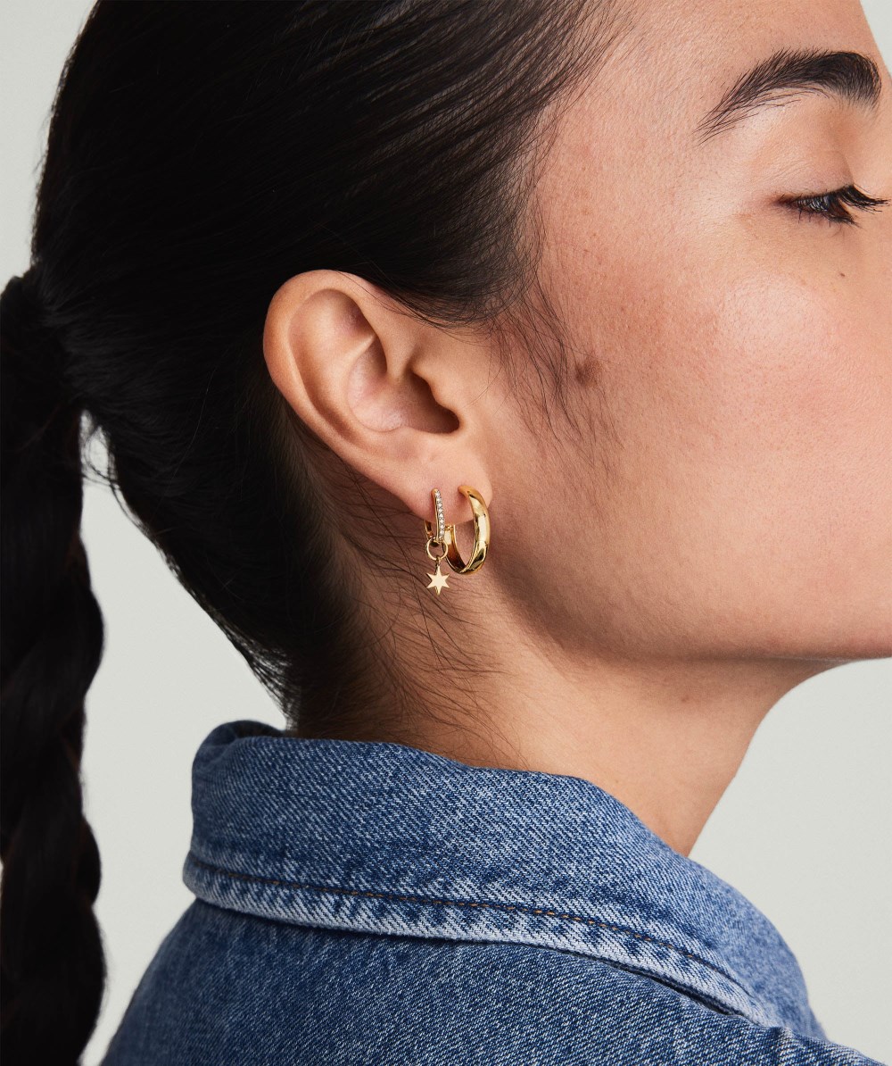 Mejuri Bold Medium Hoops - 14k Yellow Gold Canada Store