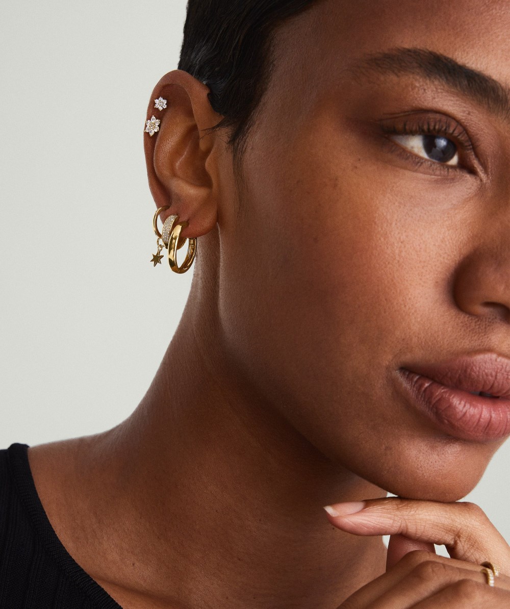 Mejuri Bold Medium Hoops - 14k Yellow Gold Canada Store