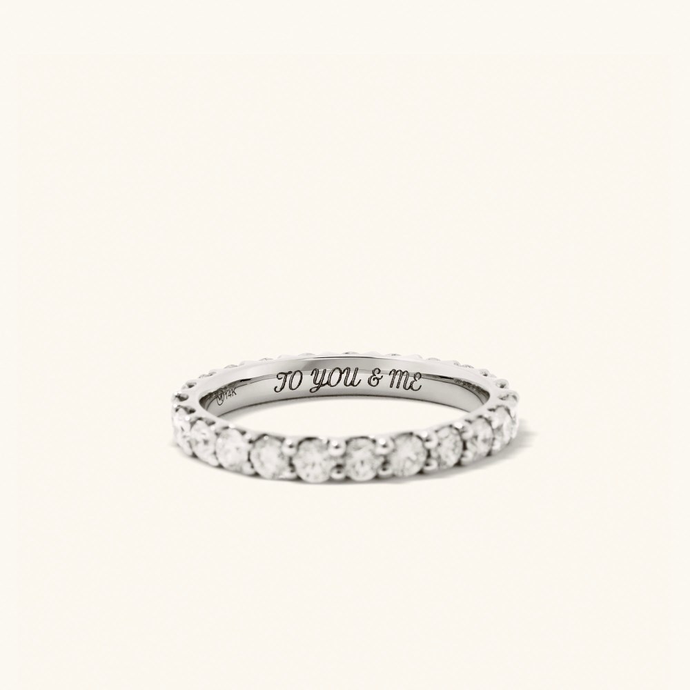 Mejuri Bold Diamond Eternity Ring - 14k White Gold Canada Store