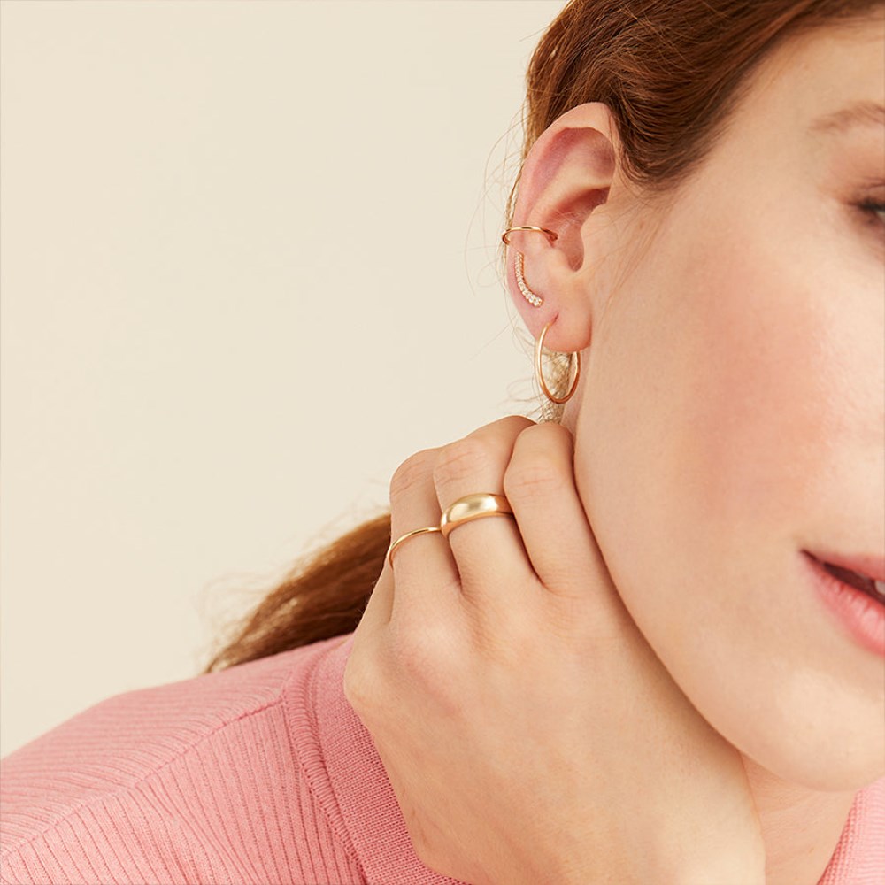 Mejuri Pavﾨﾦ Diamond Climbers - 14k Yellow Gold Canada Store