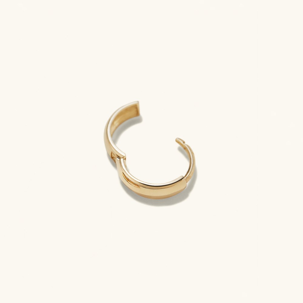 Mejuri Single Bold Huggie Hoop - 14k Yellow Gold Canada Store