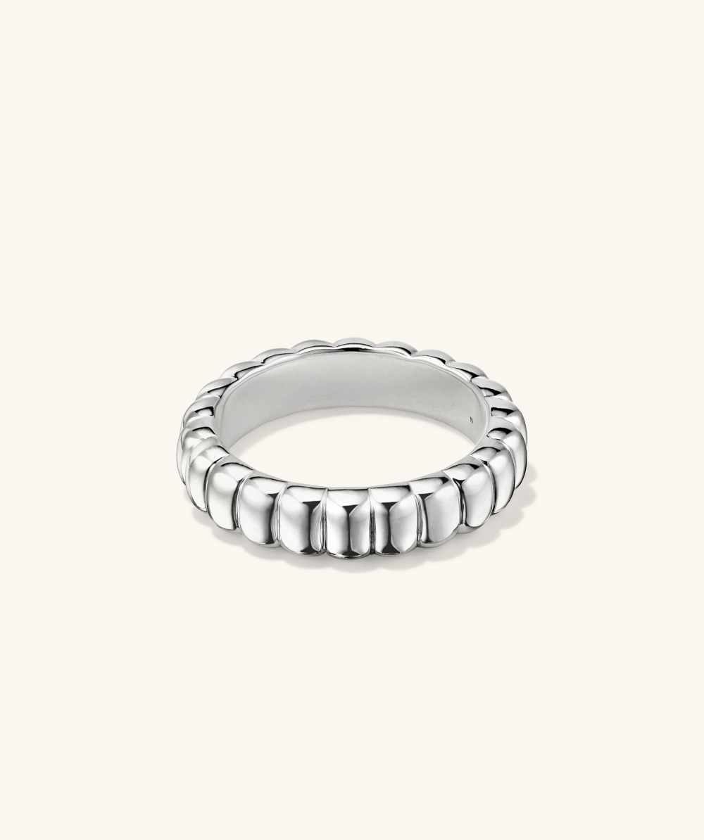 Mejuri Charlotte Slim Ring - Sterling Silver Canada Store
