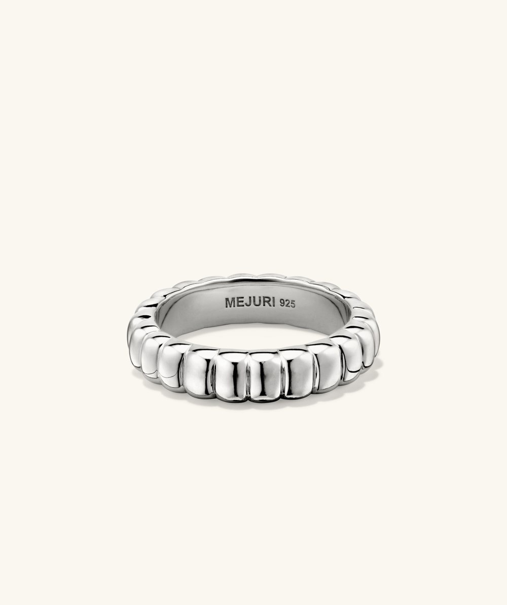 Mejuri Charlotte Slim Ring - Sterling Silver Canada Store