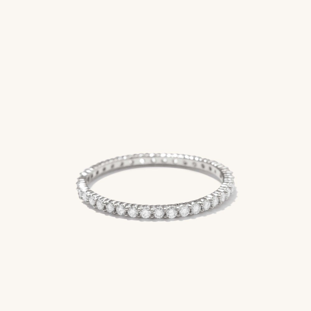 Mejuri Eternity Band - 14k White Gold Canada Store