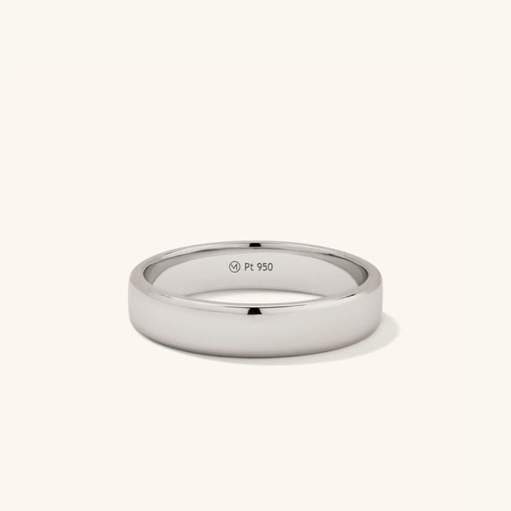 Mejuri 4mm Smooth Band - Platinum Canada Store