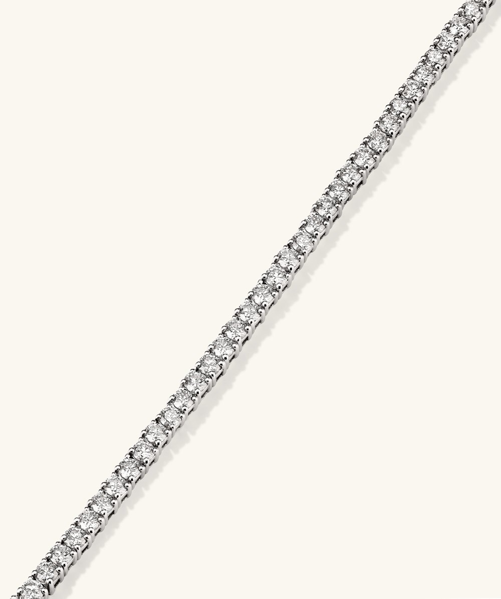 Mejuri Lab Grown Diamond Tennis Bracelet 2.5mm - 14k White Gold Canada Store
