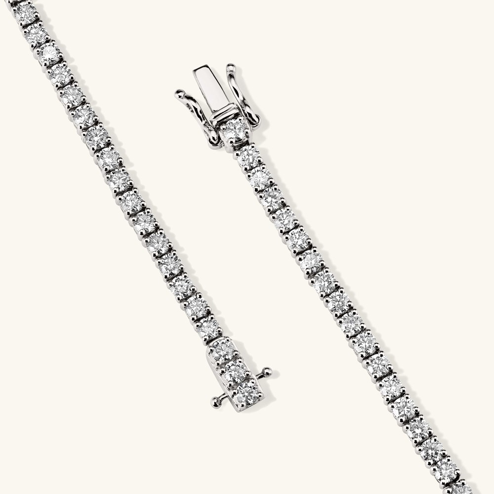 Mejuri Lab Grown Diamond Tennis Bracelet 2.5mm - 14k White Gold Canada Store
