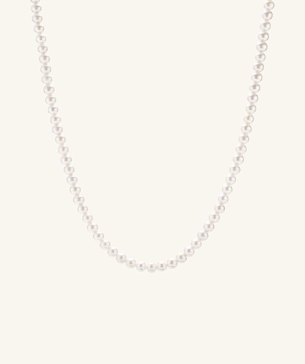 Mejuri Paradigm Pearl Necklace - Sterling Silver Canada Store