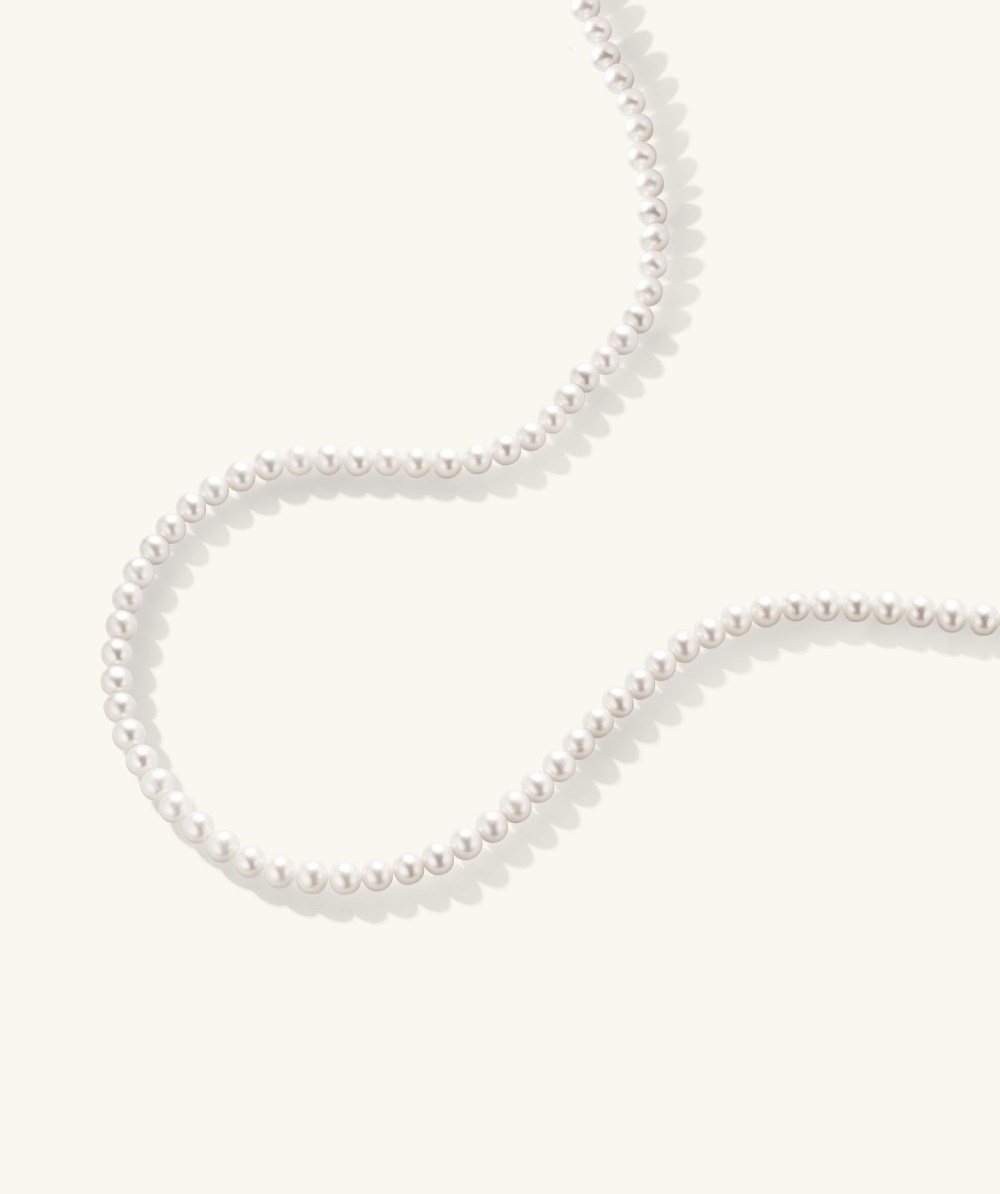 Mejuri Paradigm Pearl Necklace - Sterling Silver Canada Store