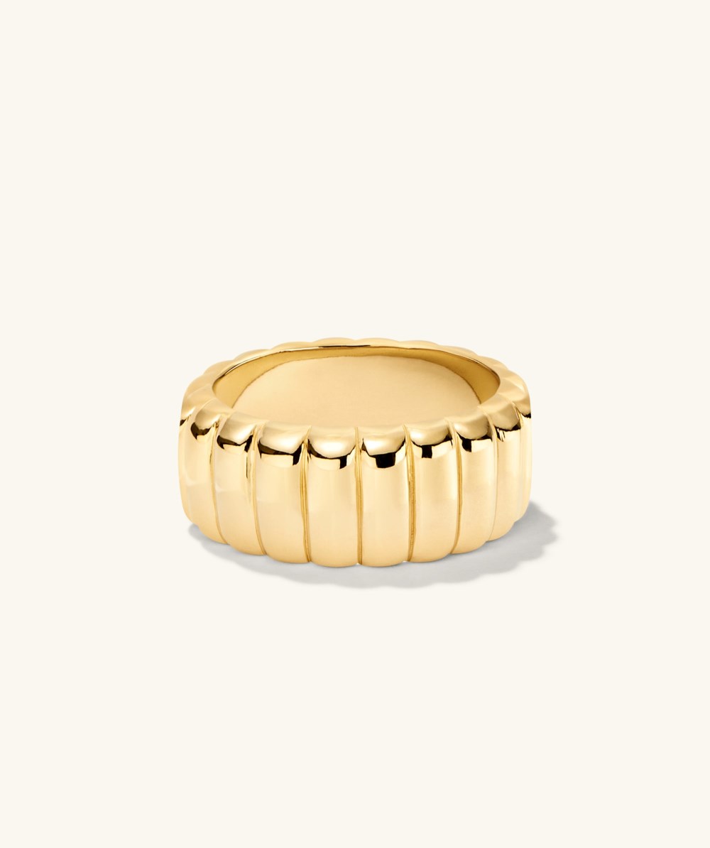 Mejuri Charlotte Bold Ring - Gold Vermeil Canada Store